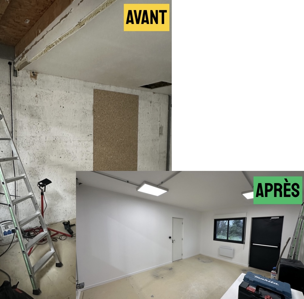Rénovation d’un local pour une entreprise