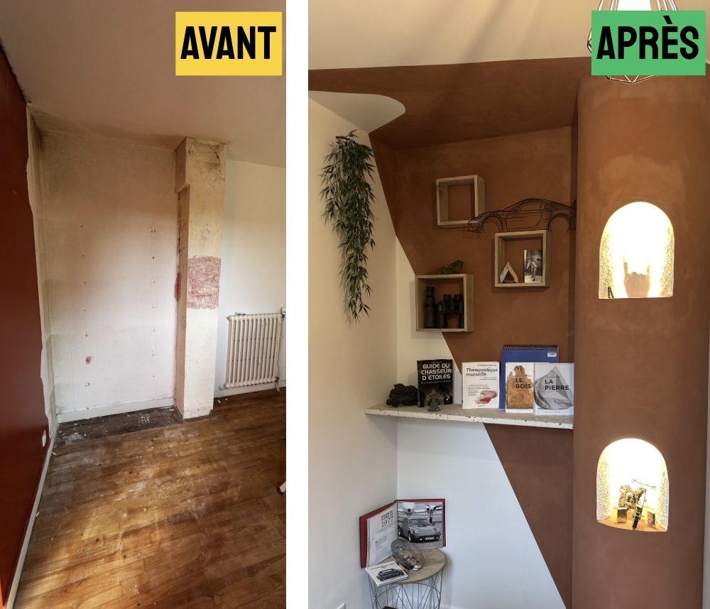 Création niches chambre