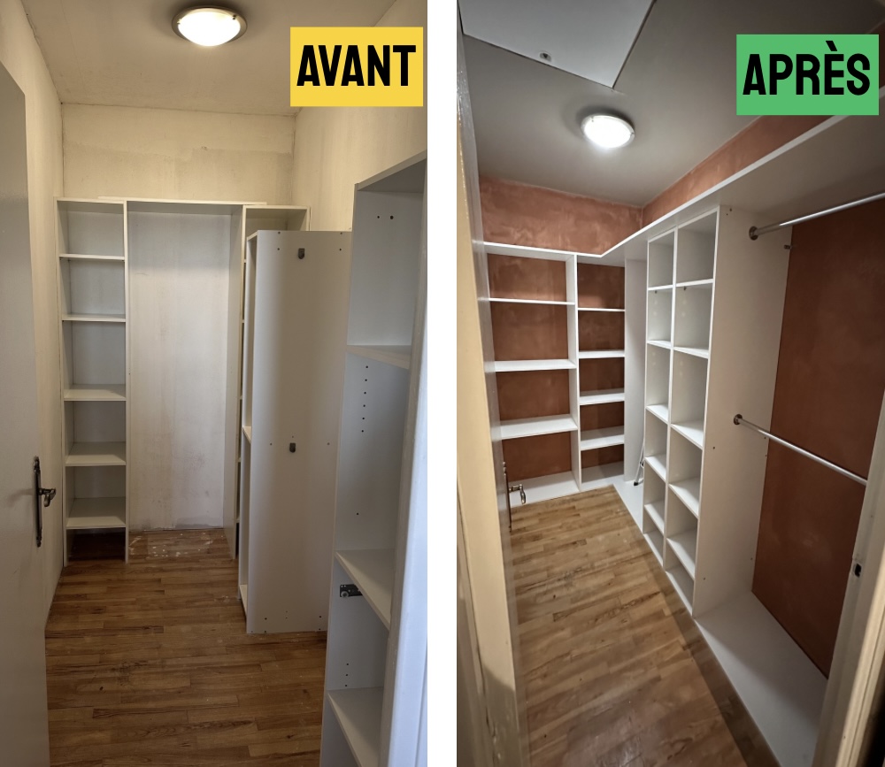 Création d’un dressing sur mesure