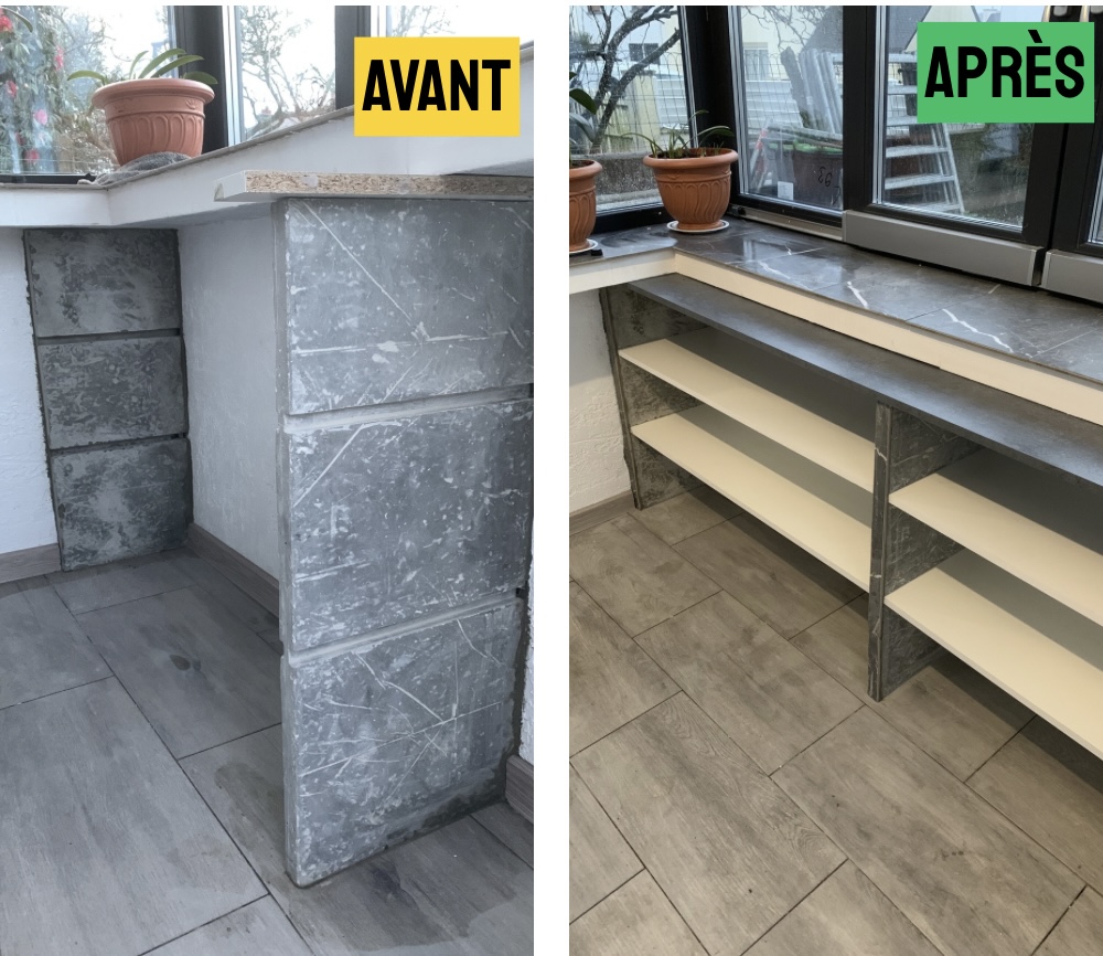 Création d’un rangement de chaussure